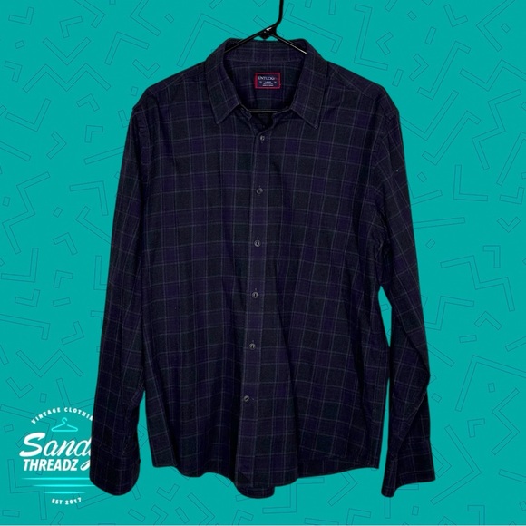 UNTUCKit Plaid Flannel button down Shirt - Picture 3 of 7